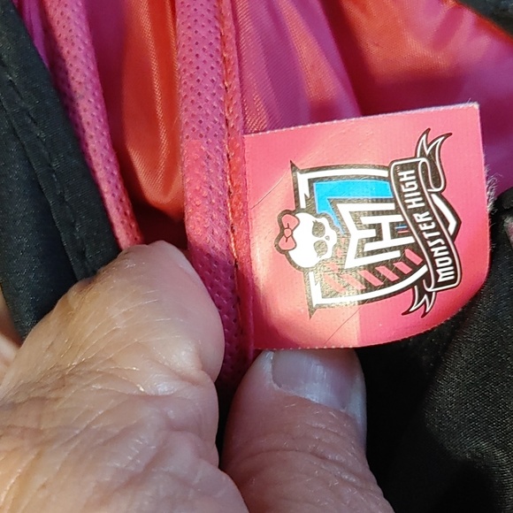 💚Monster High Black & Silver Crossbody Bag - Picture 9 of 15